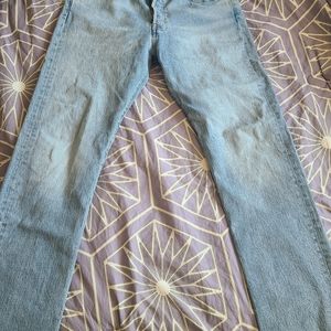 Levis 501 light denim jeans W34 L32
